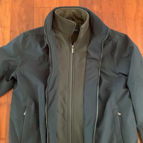 Weatherproof Men's Navy Blue Tech Jacket size M Fleece Quilted Insulated - Picture 7 of 9